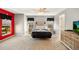 Spacious bedroom featuring a ceiling fan, soft carpet, and decorative headboard and bedside tables at 477 Orange Cosmos Blvd, Davenport, FL 33837