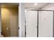 Modern bathroom showcases a glass-enclosed shower, toilet and bright lighting at 1343 Lassen St, Haines City, FL 33844