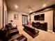 Comfortable home theater seating and modern decor for watching movies at 20414 Quinn St, Orlando, FL 32833