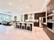 Open concept kitchen, dining and sitting area with modern accents at 20414 Quinn St, Orlando, FL 32833