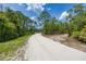 A long, sandy driveway leads to a wooded property, promising privacy and seclusion at 2576 R E Byrd Rd, Frostproof, FL 33843