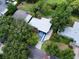 Aerial view of the home showcasing the surrounding landscape, nearby houses, and neighborhood at 2900 Wessex St, Orlando, FL 32803