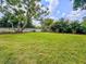 Expansive backyard with manicured lawn and mature trees, offering ample space for recreation and relaxation at 2900 Wessex St, Orlando, FL 32803