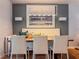 Dining room with bench seating, modern lighting, and decor at 2900 Wessex St, Orlando, FL 32803