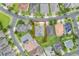 Stunning aerial view of a residential neighborhood with well-maintained landscaping at 3212 Preserve Dr, Orlando, FL 32824