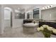Beautiful bathroom featuring a garden tub, a separate shower, and dual sinks at 3212 Preserve Dr, Orlando, FL 32824