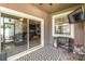 Outdoor patio area with a Blackstone grill, offering a great space for entertainment at 3221 Bayflower Ave, Harmony, FL 34773