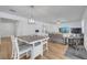 Open eat-in kitchen and living space featuring modern décor and a relaxing living area at 355 Churchill Ct, Kissimmee, FL 34759