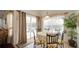 Breakfast nook featuring a table for six and views of the pool at 408 Bloomingdale Dr, Davenport, FL 33897