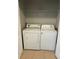 A convenient laundry closet with a full-size washer and dryer at 4862 Cayview Ave # 40409, Orlando, FL 32819