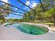 Inviting pool with screened enclosure, perfect for relaxing and entertaining outdoors at 6441 Nightwind Cir, Orlando, FL 32818