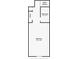 Floorplan of a bedroom and bathroom layout with labeled dimensions and layout at 8214 Lake Serene Dr, Orlando, FL 32836