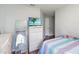 Comfortable bedroom with wood floors and modern furniture at 832 Seneca Trl, St Cloud, FL 34772