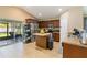 Well-equipped kitchen with stainless steel appliances, central island and lots of cabinet space at 832 Seneca Trl, St Cloud, FL 34772