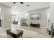 Spacious living area with tile flooring and staircase in view at 196 Canterbury Bell Dr, Oviedo, FL 32765