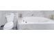 Luxurious bathroom featuring a large soaking tub and modern fixtures, offering a spa-like experience at 2525 Ridgeway Dr, Kissimmee, FL 34746