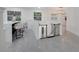 Kitchen with seating at island at 2525 Ridgeway Dr, Kissimmee, FL 34746