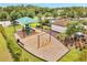 A community playground with swings, a slide, and shaded seating for families to enjoy outdoors at 2824 Noble Crow Dr, Kissimmee, FL 34744