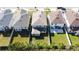 A birds-eye view shows the property's layout with a well-maintained lawn and neighboring homes at 2833 Noble Crow Dr, Kissimmee, FL 34744