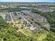 Aerial view of a beautiful community featuring lush greenery, ponds, and single-Gathering homes at 6528 Shepherd Oaks Pass, Lakeland, FL 33811