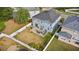 Aerial view of backyard with patio furniture in fenced yard at 11603 Malverns Loop, Orlando, FL 32832