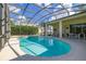 Spacious screened pool area with ample patio and outdoor seating at 305 Grand Reserve Dr, Davenport, FL 33837