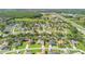 Scenic aerial view captures the layout of a suburban community with homes, trees, and greenery at 3125 Grasmere View Pkwy, Kissimmee, FL 34746