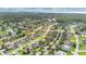 Breathtaking aerial view shows a sprawling residential area with lakes and natural landscapes at 3125 Grasmere View Pkwy, Kissimmee, FL 34746
