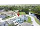 Desirable area featuring a lake/pond and a blue screened-in pool, perfect for relaxation at 336 Hollingshead Loop, Davenport, FL 33896