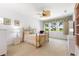 Bright bedroom features decorative window treatment, neutral walls and carpet at 346 Treviso Dr, Kissimmee, FL 34759