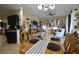 Elegant dining area with a stylish table setting, perfect for entertaining guests at 455 Cinnamon Dr, Kissimmee, FL 34759
