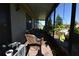 Spacious screened-in porch with plenty of natural light and outdoor access at 455 Cinnamon Dr, Kissimmee, FL 34759