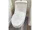 Clean white toilet with wood-look flooring in bathroom at 5967 Village Cir # Ge, Orlando, FL 32822