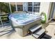 Outdoor hot tub area perfect for relaxation and enjoying the fresh air at 7912 Golden Pond Cir, Kissimmee, FL 34747