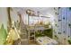 Fun bedroom with a jungle theme, custom bunk bed and playful safari decor at 8103 Coconut Palm Way # 203, Kissimmee, FL 34747