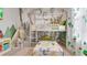 Fun bedroom with a jungle theme, custom bunk bed and playful safari decor at 8103 Coconut Palm Way # 203, Kissimmee, FL 34747