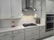 A well lit kitchen boasts modern appliances, light countertops, range hood, and a gas cooktop at 2853 Willowseed Ln, St Cloud, FL 34772