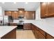 Gourmet kitchen with stainless steel appliances, ample counter space, and sleek cabinetry at 3204 Oxbow Ct, St Cloud, FL 34773
