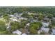 Expansive aerial view of a quiet neighborhood with lush green trees, showcasing a serene residential setting at 441 Kentia Rd, Casselberry, FL 32707