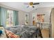 Primary bedroom features a sliding glass door and backyard access at 608 Wechsler Cir, Orlando, FL 32824