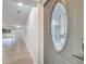 Entryway with stained glass oval front door at 7043 Carlene Dr, Orlando, FL 32835