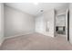 Bedroom with neutral walls, carpet flooring, and double door closet at 9121 Laureate Blvd, Orlando, FL 32827
