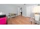 Bedroom with laminate flooring and a double door closet at 10934 Rushwood Way, Clermont, FL 34714