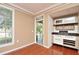 Bright dining area with coffee bar and balcony access, ideal for casual dining and outdoor enjoyment at 193 Longview Ave # 203, Celebration, FL 34747
