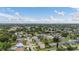 Expansive aerial view of a residential neighborhood with tree-lined streets on a partly cloudy day at 2569 Tandori Cir, Orlando, FL 32837