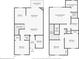 Detailed floor plan showcasing the layout of the home's two floors, including room dimensions at 2708 Camaro Dr, Kissimmee, FL 34746