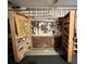 This garage has a workshop with tons of storage for tools and supplies at 3407 Santa Monica Dr, Orlando, FL 32822