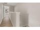 Upstairs hallway with wood floors at 7638 Long Island Dr, Kissimmee, FL 34747