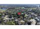 Aerial view of the community, showcasing the home's location and neighborhood amenities at 13129 Cog Hill Way, Orlando, FL 32828