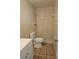 Bathroom featuring updated vanity, tiled shower and tile flooring at 141 Varner Sw Dr, Winter Haven, FL 33880